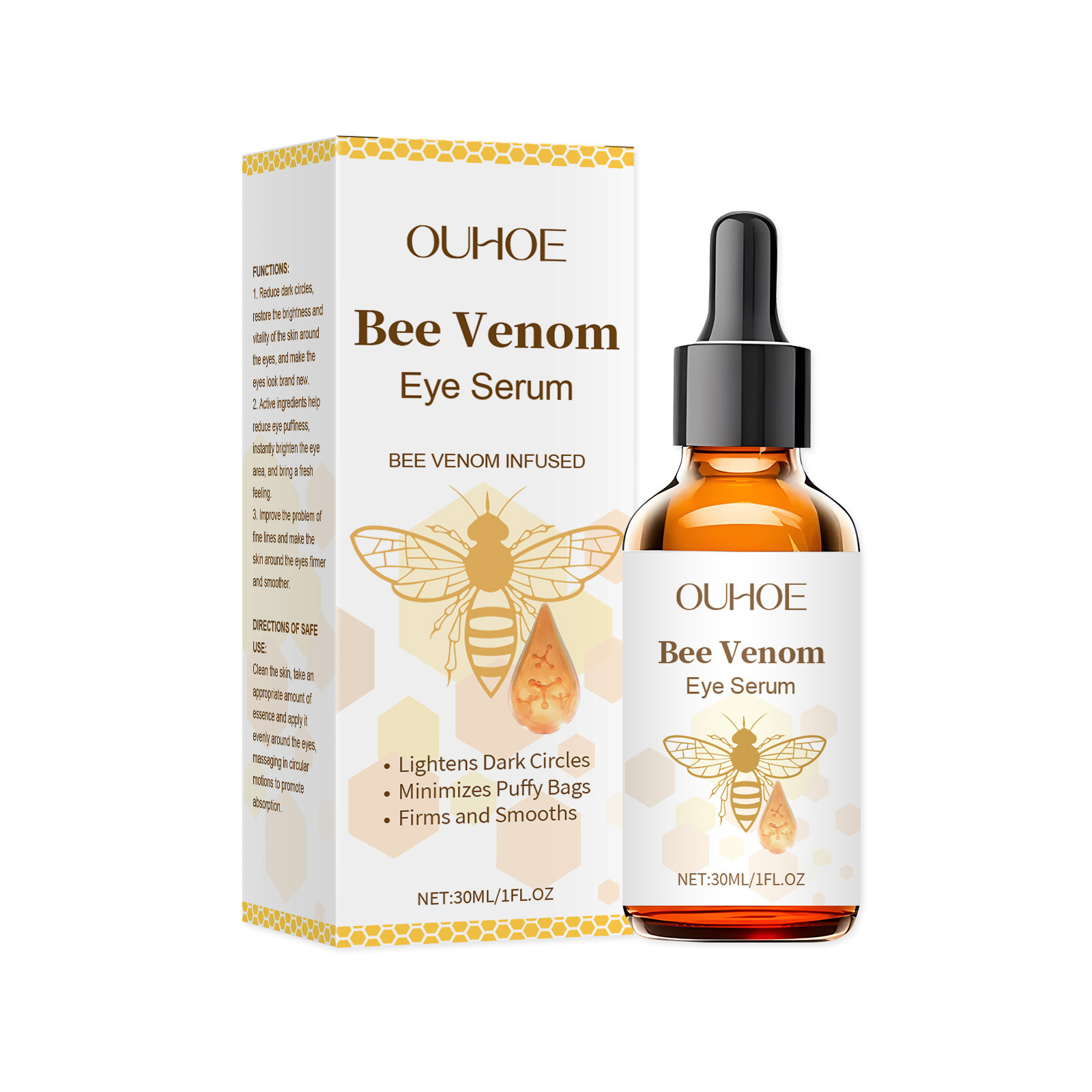 OUHOE Bee Venom Eye Serum, Gently Moisturizes And Protects Skin Eye Daily Care Serum - Image 6