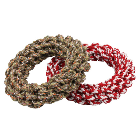 Pet Cotton Rope Knot Toy Dog Wear-Resistant Toy Dog Interactive Circle - Image 6