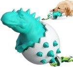 Dog Teething Toy Durable Rubber Chew Toy For Aggressive Chewers Interactive Dog Fetch Toy With Rope