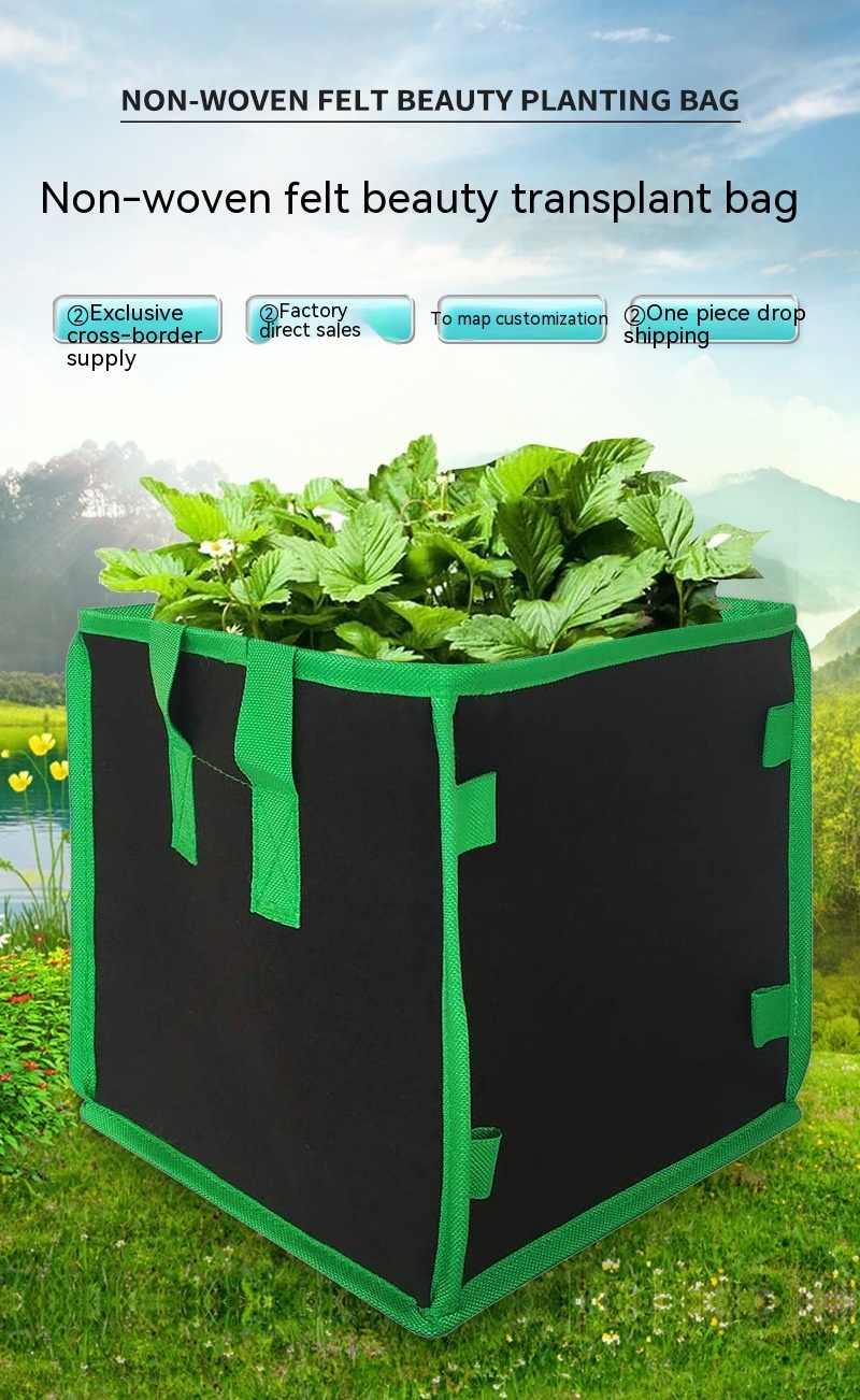 Square With Jack Root Control Bag Planting Sack - Image 5