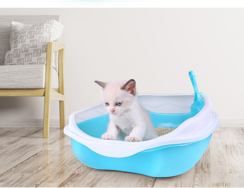Semi Enclosed Cat Sized Thickened Splash Proof Toilet - Image 3
