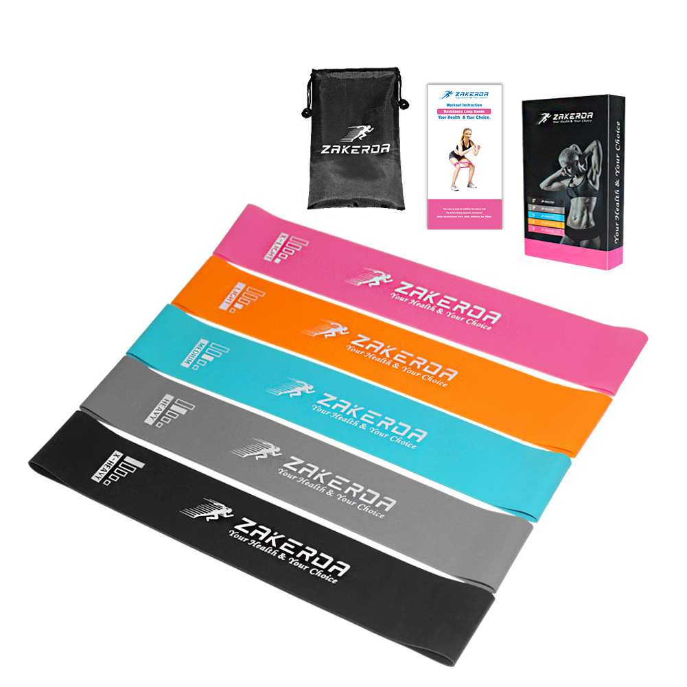 Yoga Resistance Rubber Bands Indoor Outdoor Fitness Equipment 0.35mm-1.1mm Pilates Sport Training Workout Elastic Bands - Image 6