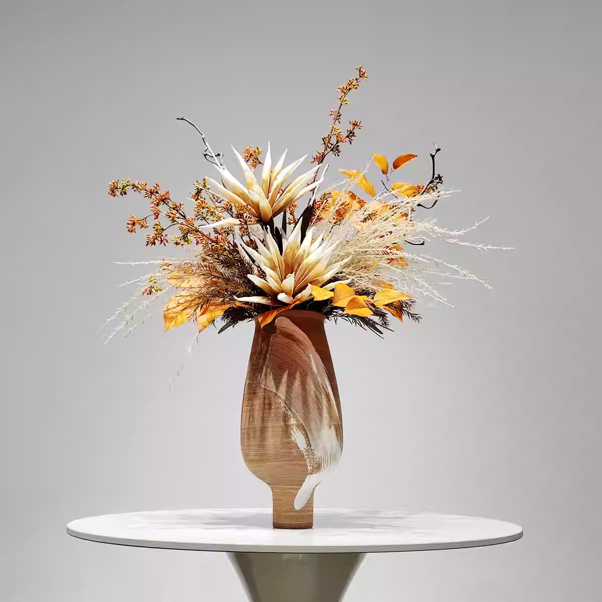 Soft-decor Dining Table Setting Sample Room Light-luxury Minimalist Home Decor Pieces - Image 4