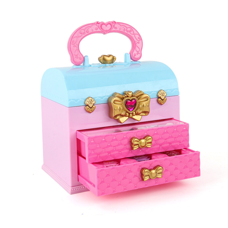 Children's Cosmetics Suit Girls' Cosmetics Pouch Toys Play House Portable Box Bags - Image 5