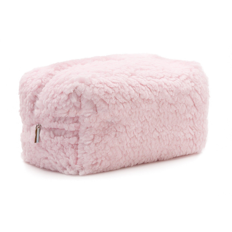 Zipper Plush Cosmetics Storage Bag - Image 5
