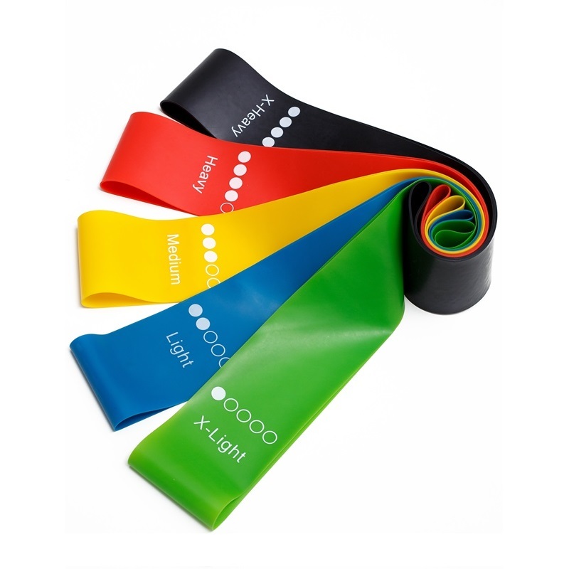 Yoga Resistance Rubber Bands Indoor Outdoor Fitness Equipment 0.35mm-1.1mm Pilates Sport Training Workout Elastic Bands - Image 7
