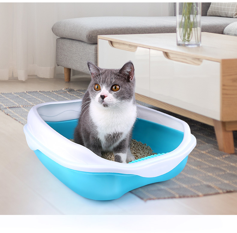 Semi Enclosed Cat Sized Thickened Splash Proof Toilet - Image 6