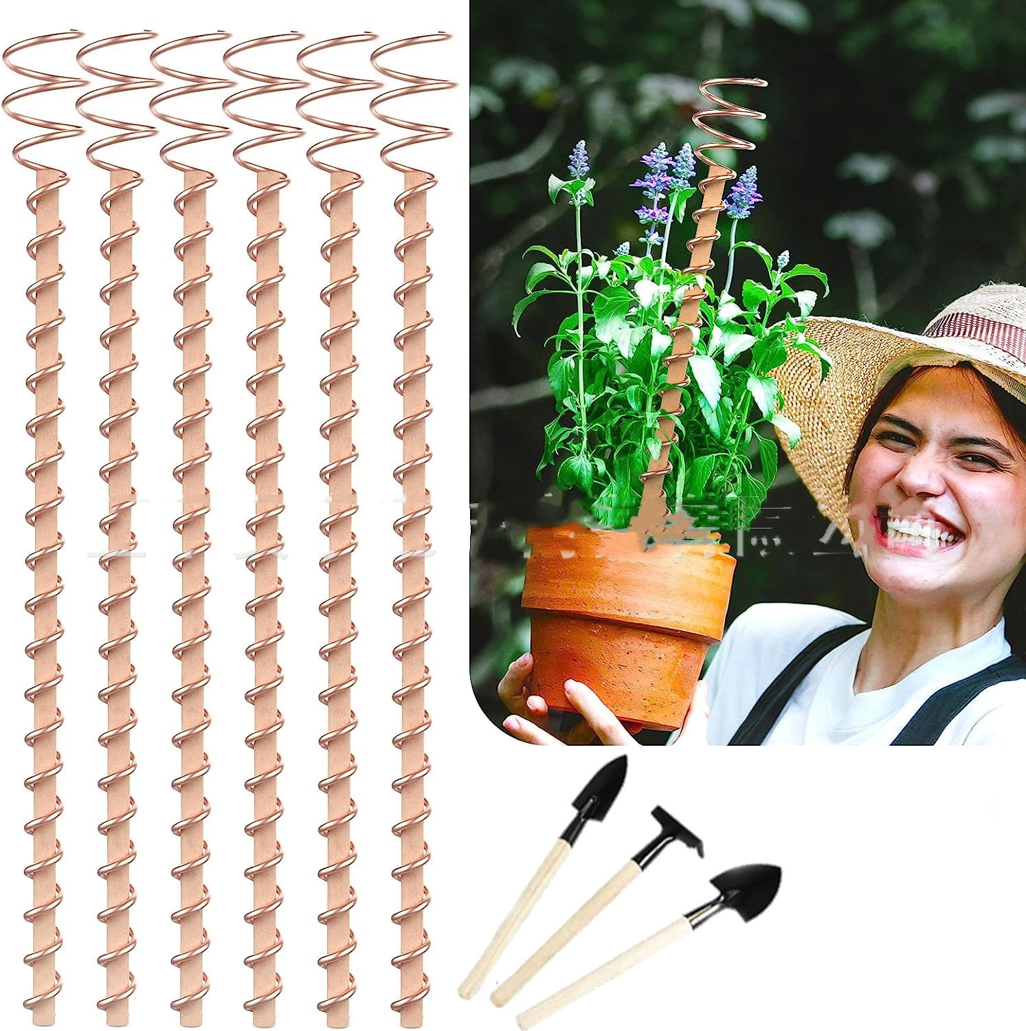 Copper Pancake Coil Antenna Plant Pile Gardening Planting - Image 4