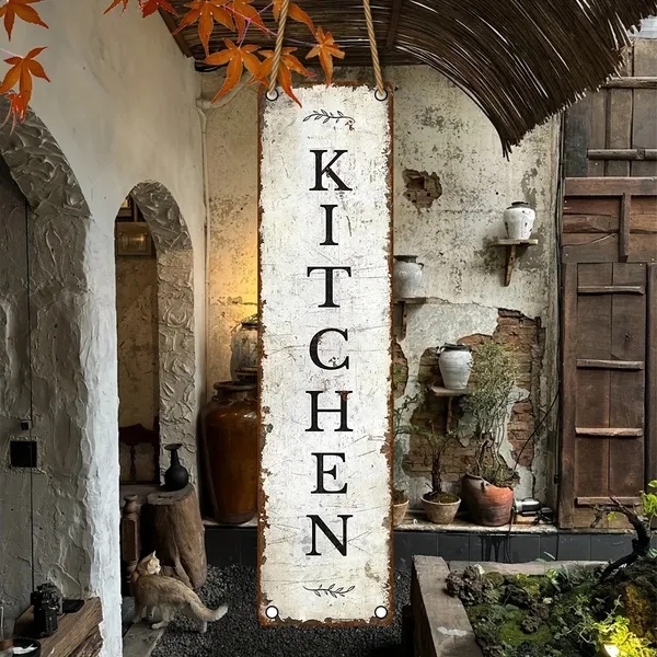 CIFbuy Vintage Wooden Hanging Sign Farmhouse Kitchen Dining Wall Decor Home Wall Art Easy Install Sturdy - TikTok, Temu Pick-up Service - Image 4