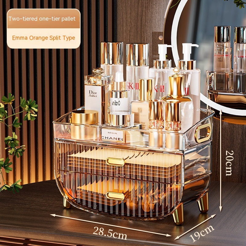Cosmetics Dustproof Skin Care Products Desktop Storage Rack Dresser Acrylic Mask Storage Box Large Capacity - Image 4