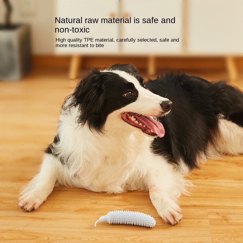 Pet Toy Cucumber Dog Teething Toy Bite Resistant Interactive Dog Toy Training Relief Dog Bite Stick - Image 5