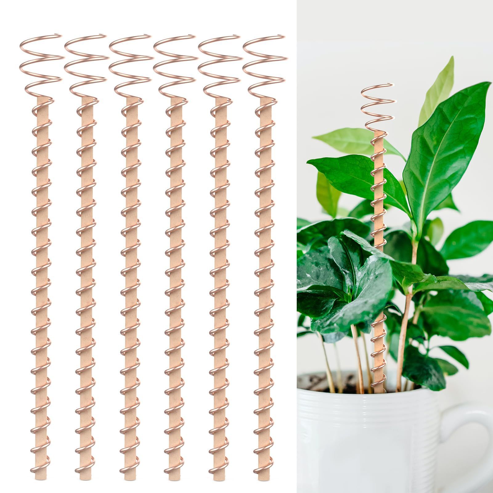 Copper Pancake Coil Antenna Plant Pile Gardening Planting