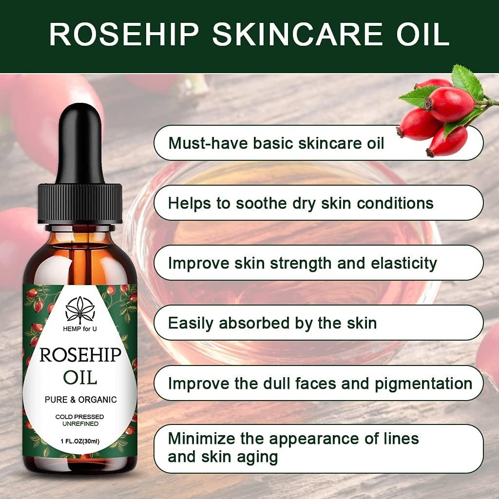 Gua Sha Massage Tools & Rosehip Oil In One Set, Nature Jade Stone Facial Gua Sha Products For Skin Massage, Beauty And Moisturizing , With Nice Travel Pouch - Image 8