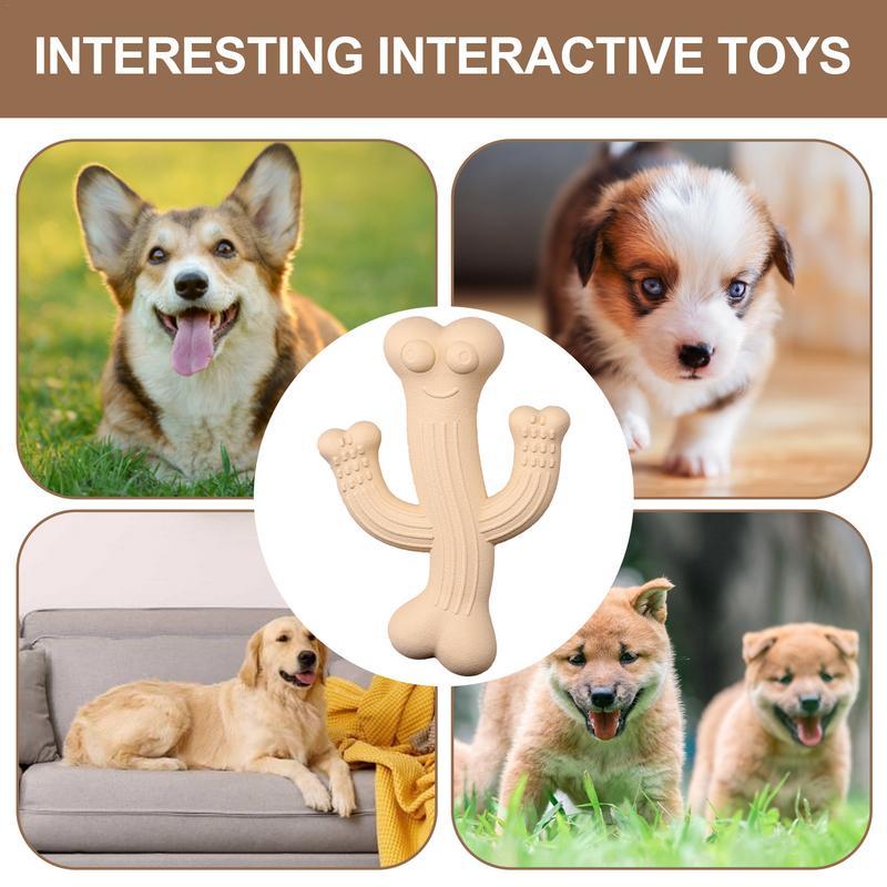 Cactus Puppy Chew Toy Cactus Dog Chew Toy Ultra Durable Dog Toy Interactive Dog Toys For Boredom Nearly Indestructible Dog Toys - Image 2
