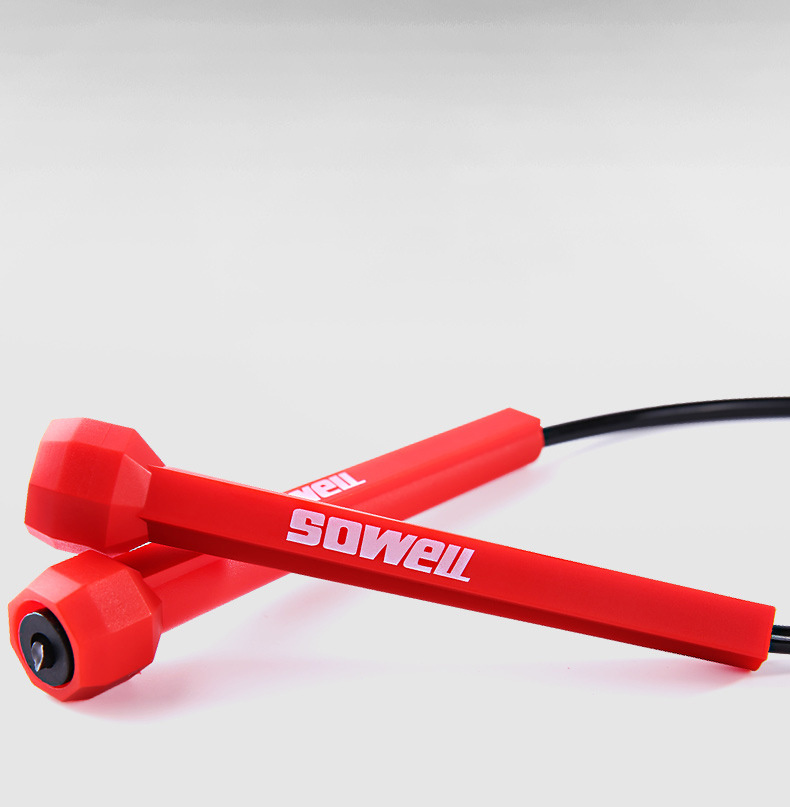 Fitness Crossfit Skipping Rope Cord Speed Jumping Exercise Equipment Adjustable Boxing Skipping Sport Rope Red Balck - Image 3