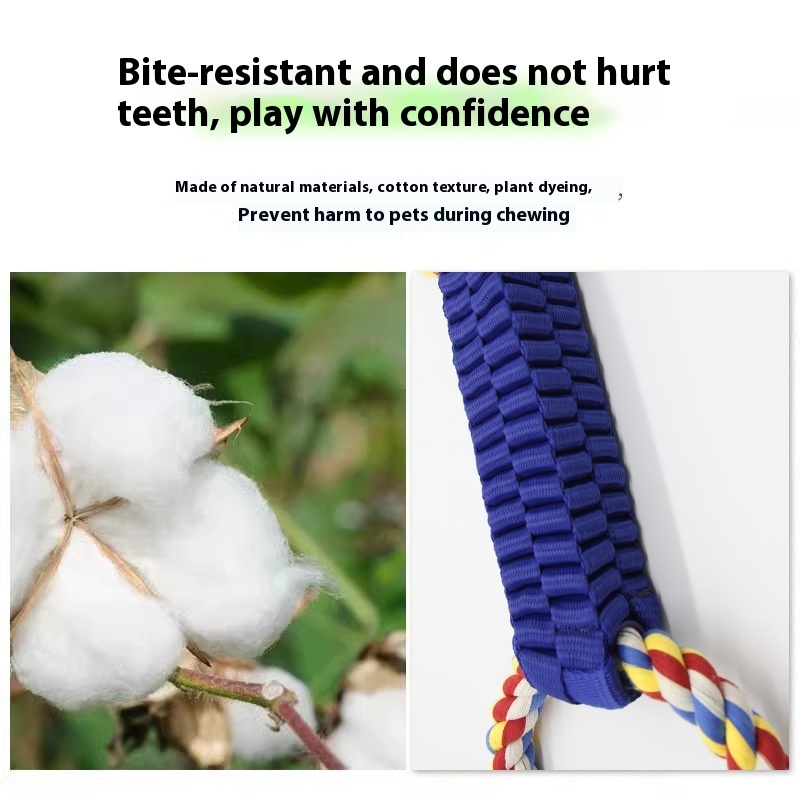 Dog Tug-of-war Toy Interactive Tooth Cleaning String - Image 3