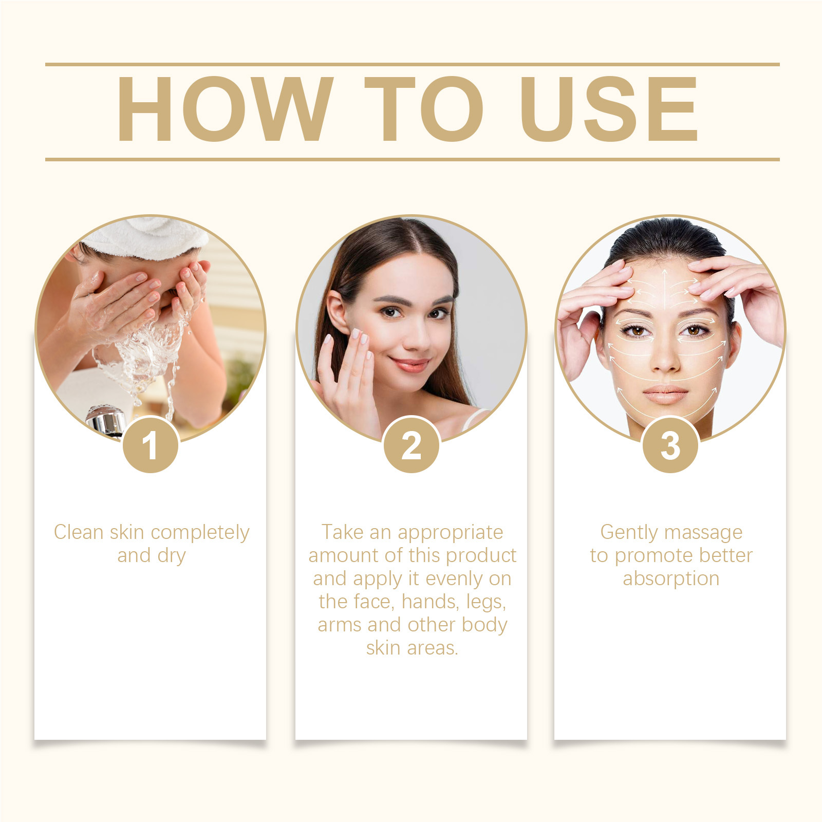OUHOE Facial Firming Serum, Gentle Daily Moisturizing Moisturizing Skin Smooth Elastic Skin Care Essence - Image 7