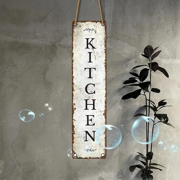 CIFbuy Vintage Wooden Hanging Sign Farmhouse Kitchen Dining Wall Decor Home Wall Art Easy Install Sturdy - TikTok, Temu Pick-up Service - Image 3