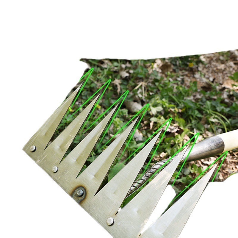 Household Digging And Planting Tools Hoe Tooth Rake - Image 7