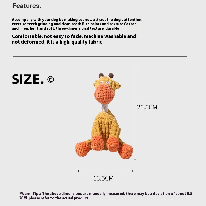 Pet Toy Dog Bite Sound Toy Plush Interactive - Image 5