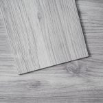Self Adhesive Vinyl Floor Tiles 36 X 6 Inch, 20 Tiles 0.62mm Thick Peel & Stick, Light Gray Wood Grain DIY Flooring For Kitchen, Dining Room, Bedrooms & Bathrooms, Easy For Home Decor