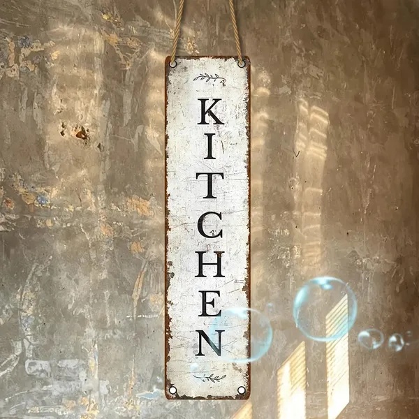 CIFbuy Vintage Wooden Hanging Sign Farmhouse Kitchen Dining Wall Decor Home Wall Art Easy Install Sturdy - TikTok, Temu Pick-up Service - Image 5