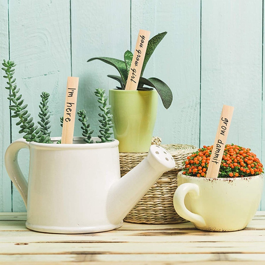 Gardening Wooden Plant Sign Planting Flower Blank Label Card - Image 5