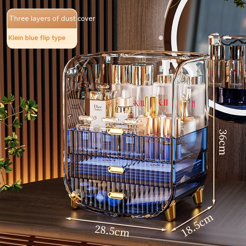 Cosmetics Dustproof Skin Care Products Desktop Storage Rack Dresser Acrylic Mask Storage Box Large Capacity - Image 7