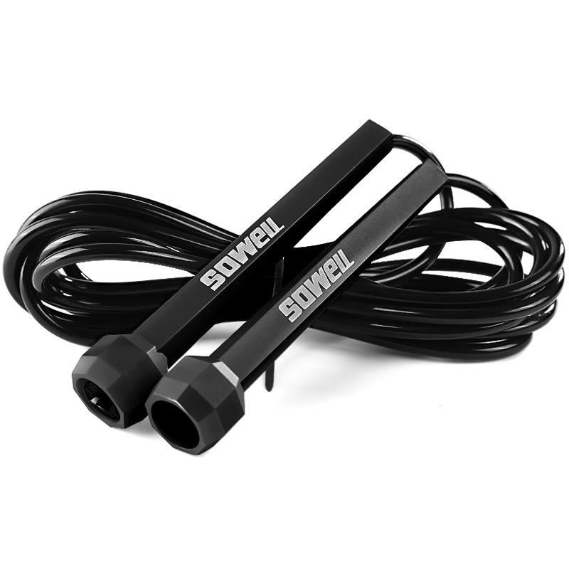 Fitness Crossfit Skipping Rope Cord Speed Jumping Exercise Equipment Adjustable Boxing Skipping Sport Rope Red Balck - Image 2