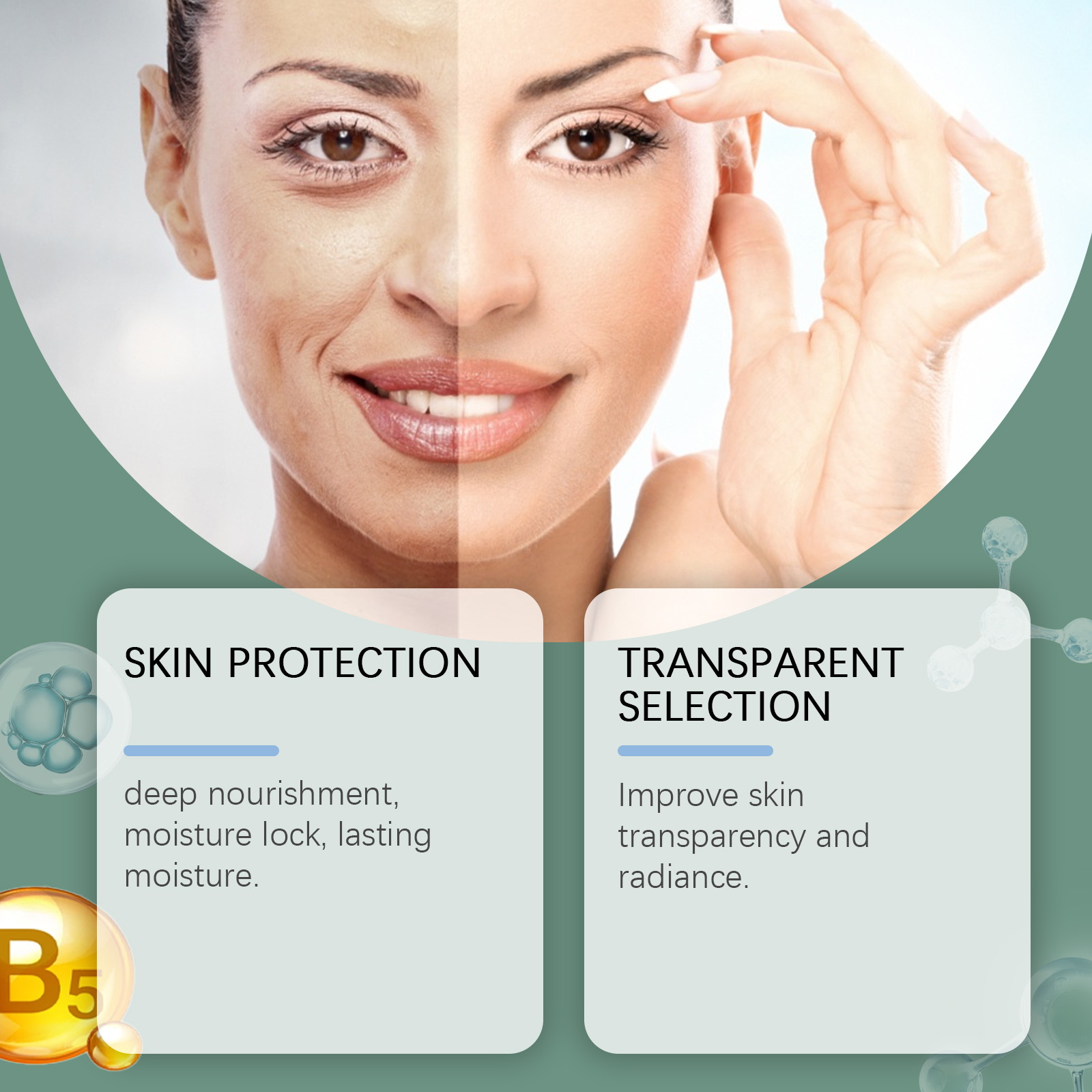 Jaysuing Moisturizing Serum, Brightening And Hydrating Skin Care Serum For Facial Wrinkles - Image 3