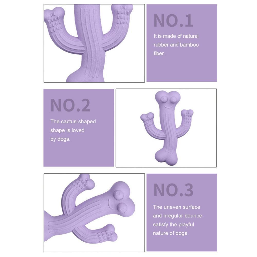 Cactus Puppy Chew Toy Cactus Dog Chew Toy Ultra Durable Dog Toy Interactive Dog Toys For Boredom Nearly Indestructible Dog Toys - Image 5